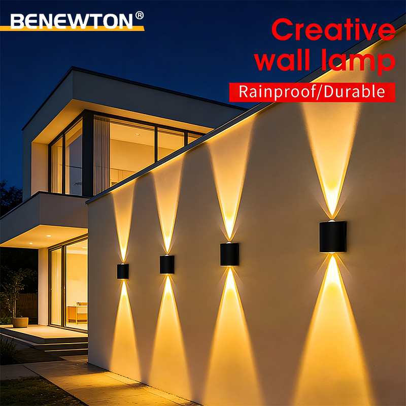 Outdoor Lighting On Stairs - LED-Wandleuchte, IP65, wasserdicht, 2 W/4 W,
