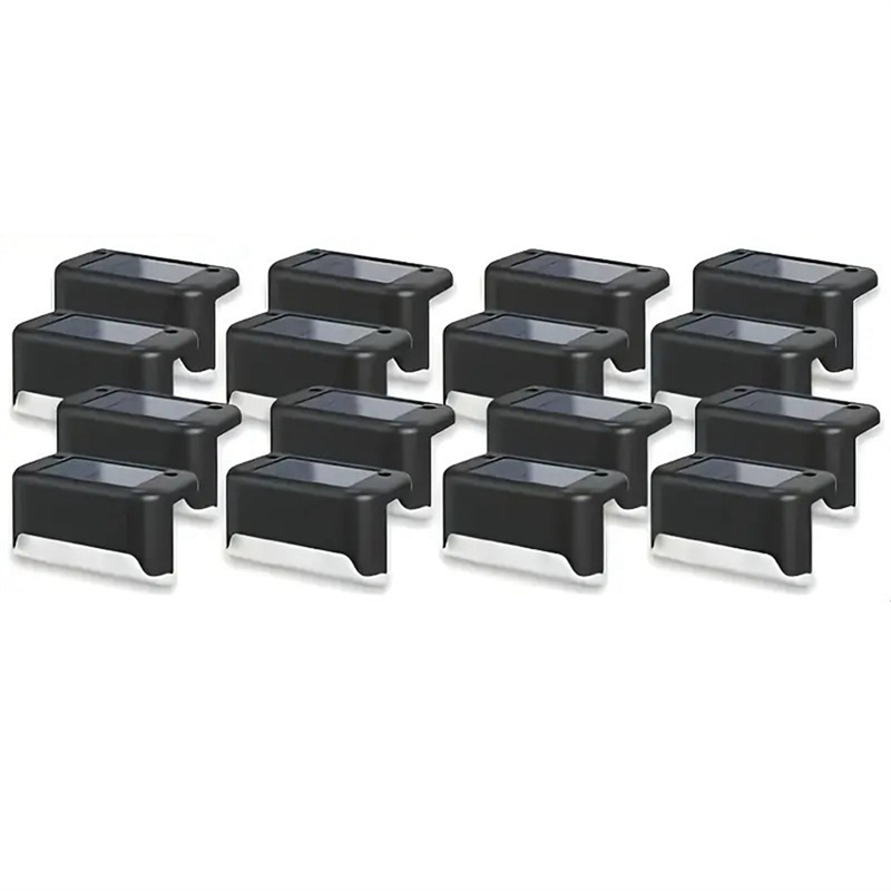 Outdoor Lighting On Stairs - RMWIN-Solar-LED-Stufenleuchten, 16-teilige Außendeckbeleuchtung für den gewerblichen