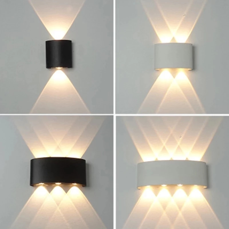 Outdoor Lighting On Stairs - Led Wand Lampe Aluminium Outdoor Indoor