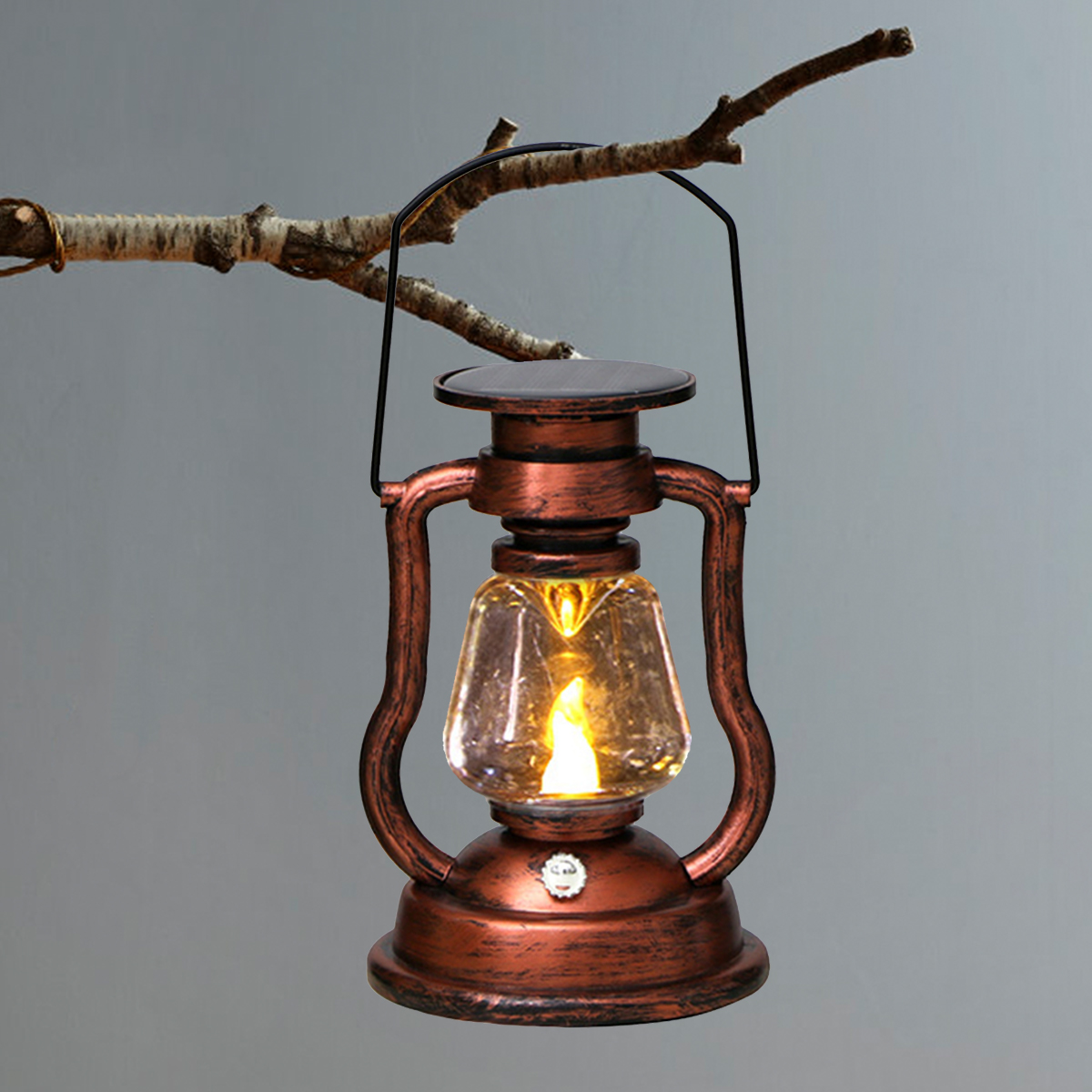 Outdoor Lighting Globes - Atmosphärisches Licht Retro LED Solarlampe Öllampe