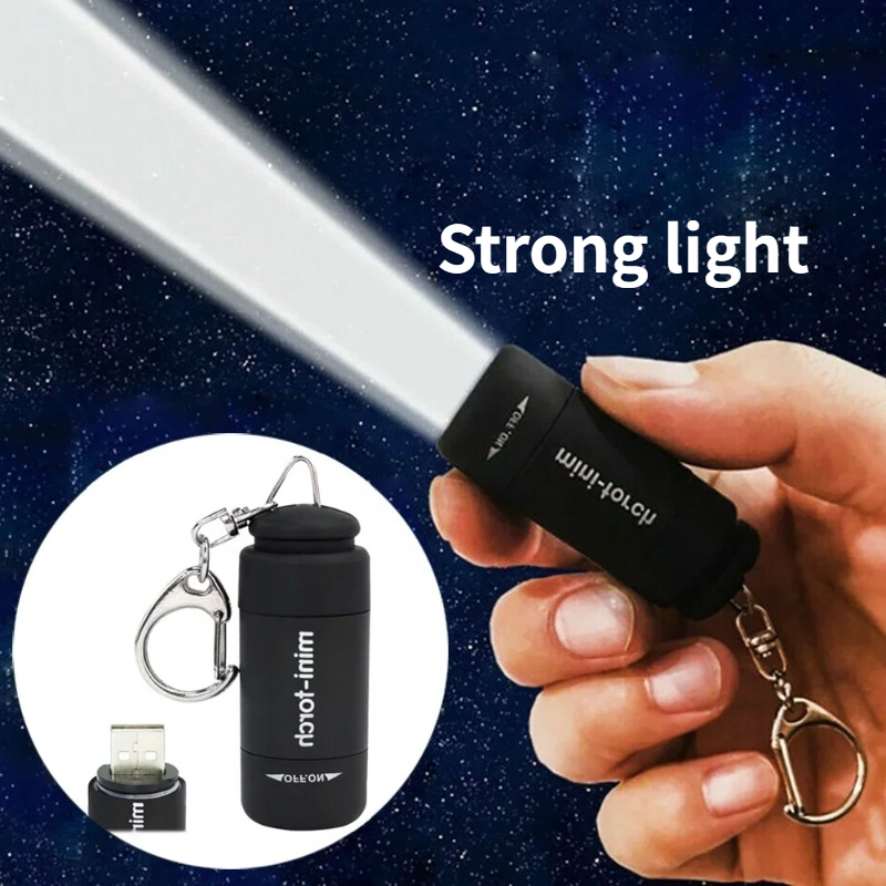 Outdoor Lighting Permanent - Taschen-Schlüsselanhänger-Taschenlampe, wasserdicht, für Outdoor, Wandern, Camping,