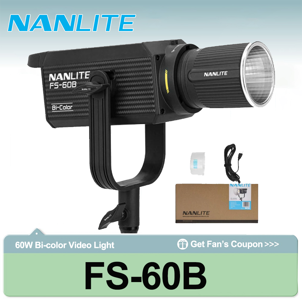 Outdoor Lighting In Photography - Nanlite FS-60B 70W Bi-Color Spotlight 2700K-6500K