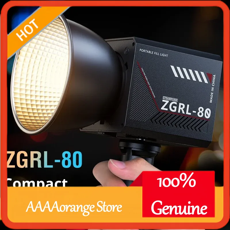 Outdoor Lighting In Photography - ZGRL80 80 W COB-LED-Videoleuchte, tragbare tragbare