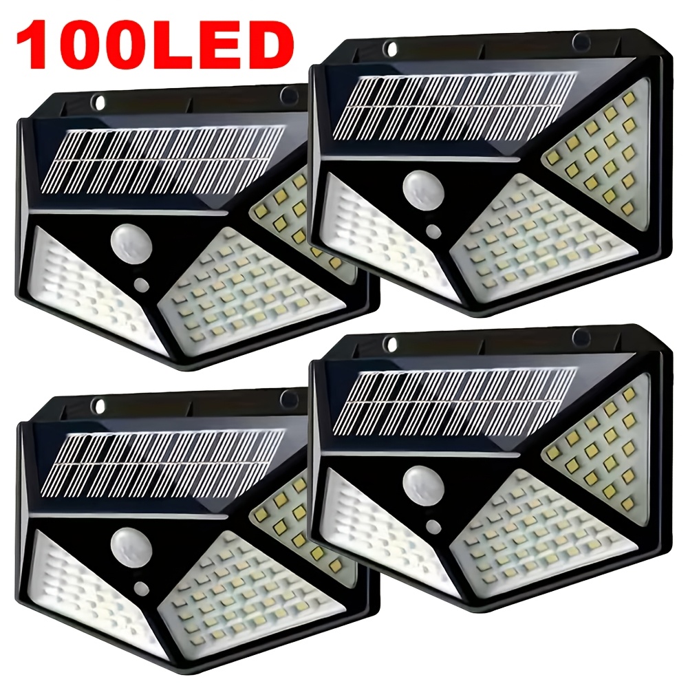 Lighting Fixture Outdoor - 100 LED Solar-Gartenleuchte für Außenbereich mit