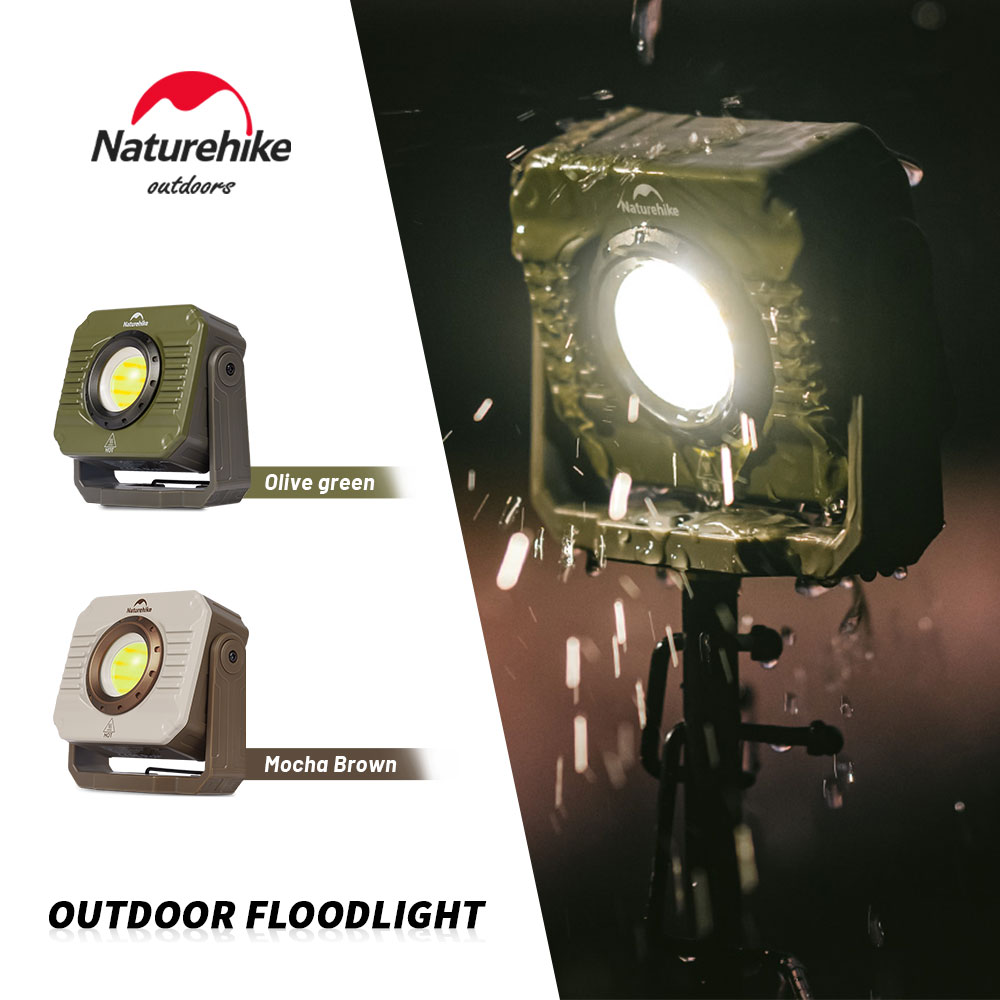 Zumtobel Outdoor Lighting - Naturehike Campinglampe Outdoor-Flutlicht LED-Arbeitsleuchte Wasserdicht Wiederaufladbar