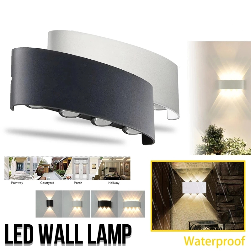 Outdoor Lighting On Stairs - Moderne Led Wand Lampe Outdoor Treppen