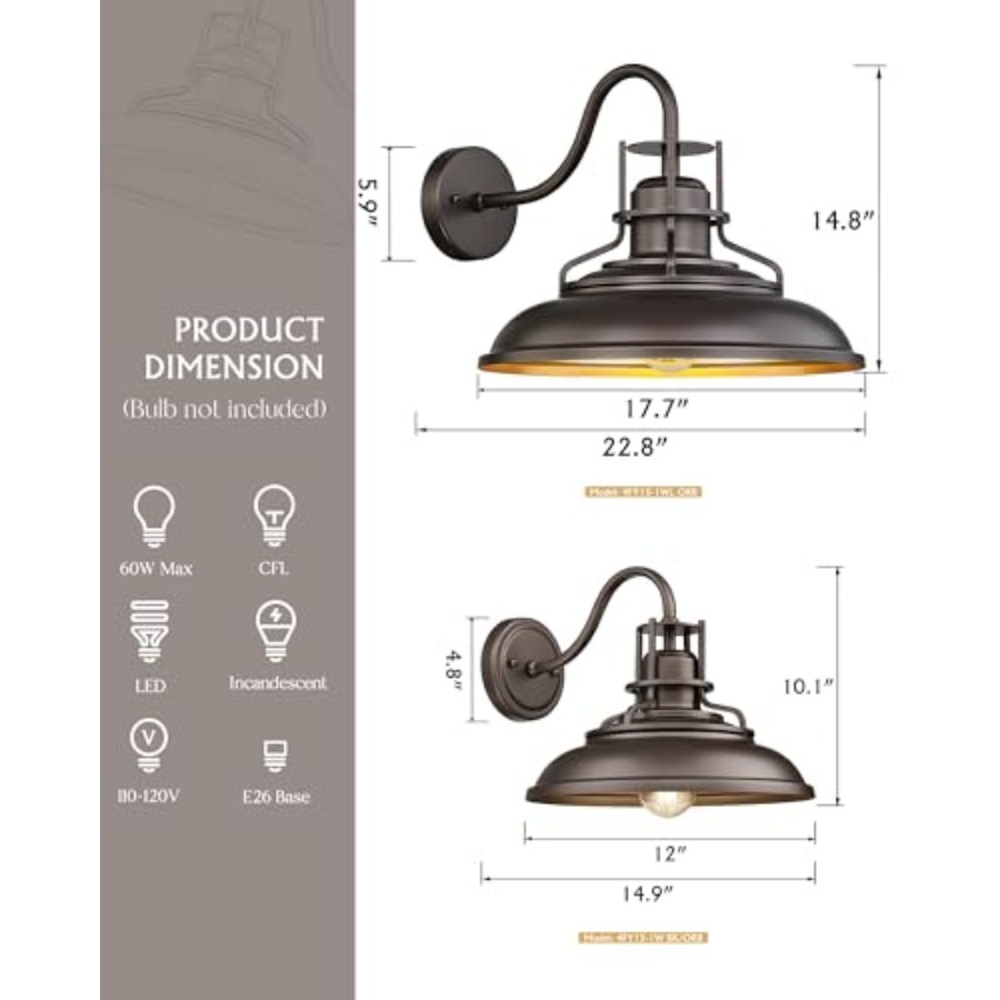 Außenleuchte im Scheunenstil,  – Lighting Fixture Outdoor Bewertung und Preis