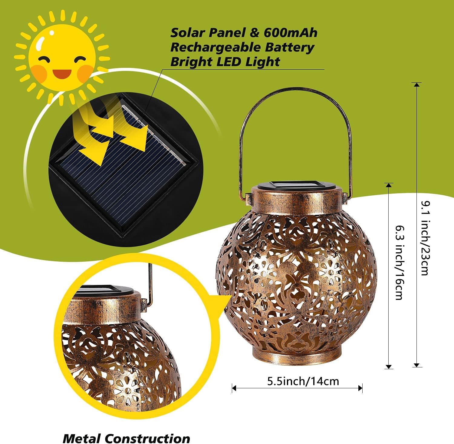 1–6 Stück marokkanische Solarl – Outdoor Lighting Permanent Bewertung und Preis