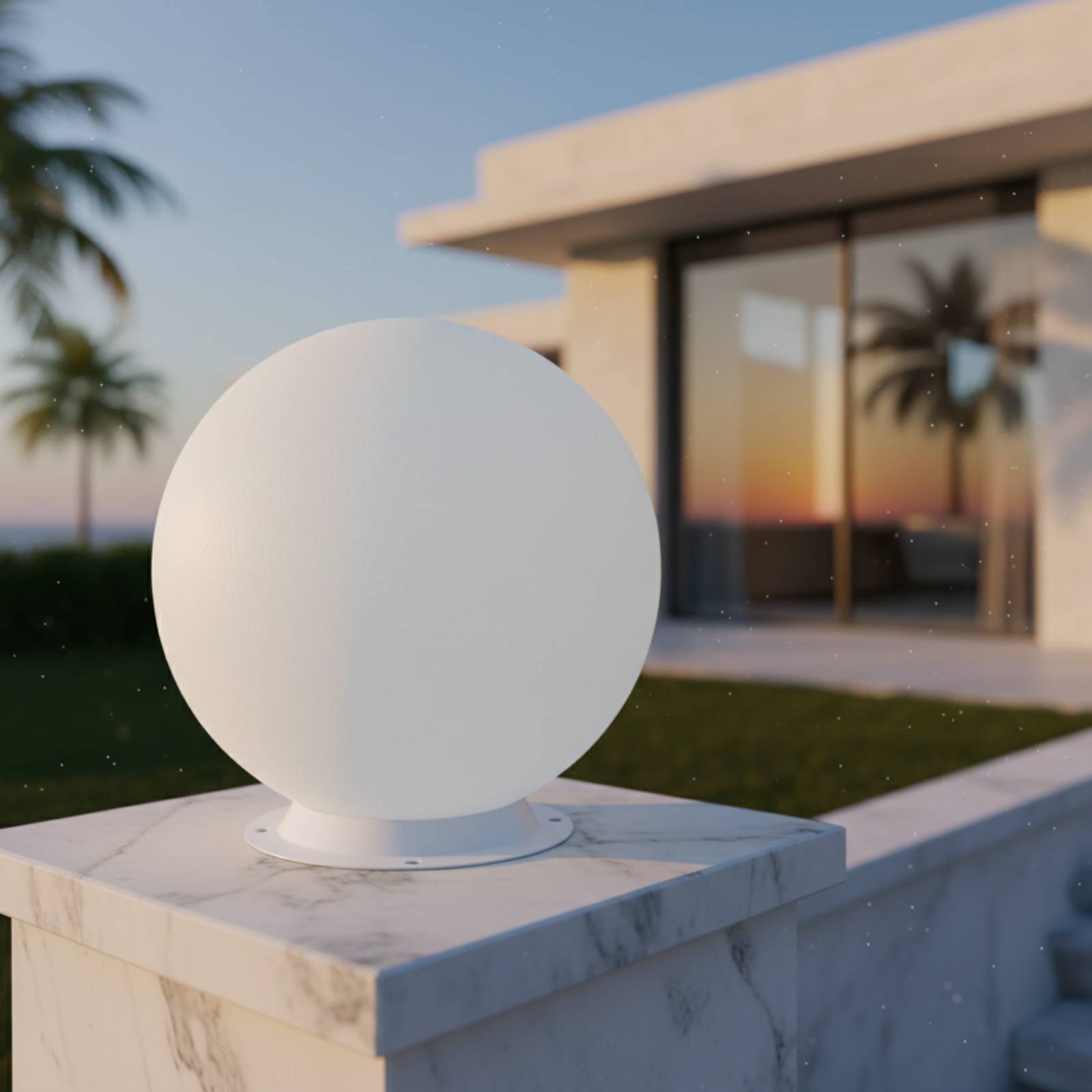 Solar-Pfostenkappenleuchte, Dä – Outdoor Lighting Globes Bewertung und Preis