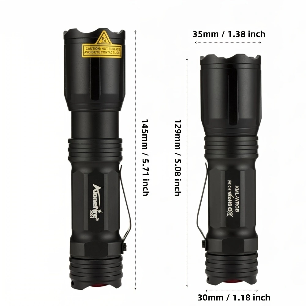 Zoom 4-Farben-LED-Taschenlampe – Outdoor Lighting In Photography Bewertung und Preis
