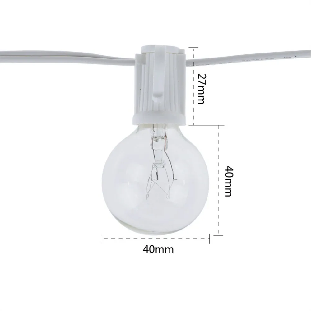 Vintage G40 Klarglas-Glühbirne – Outdoor Lighting Globes Bewertung und Preis