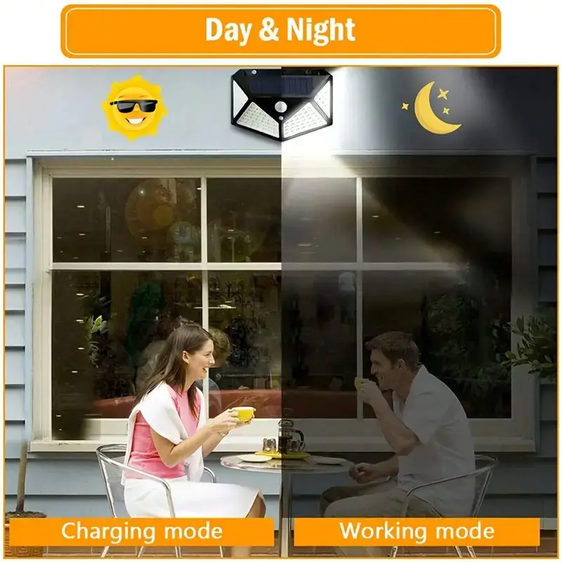 100 LED Solar-Gartenleuchte fü – Lighting Fixture Outdoor Bewertung und Preis