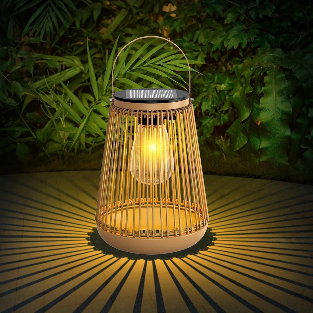 IP65 Wasserdichte Solar-Rattan – Outdoor Lighting Solar Bewertung und Preis