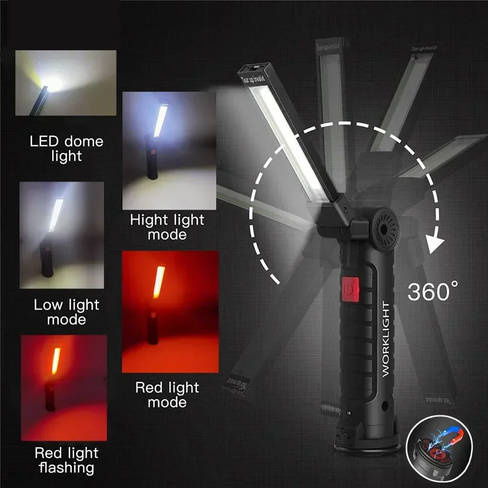 LED COB Taschenlampe USB wiede – Lighting Fixture Outdoor Bewertung und Preis